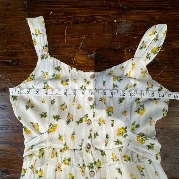 Altar’d State fruit print Dress Size M. Excellent condition tie front or back - Picture 6 of 10